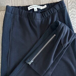 Twenty8Twelve Black Elastic Waist Pants Luxury New